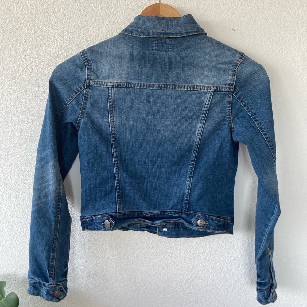 Hudson Denim Jacket Women’s Large Blue Jean Jacket Stretch - Picture 7 of 13